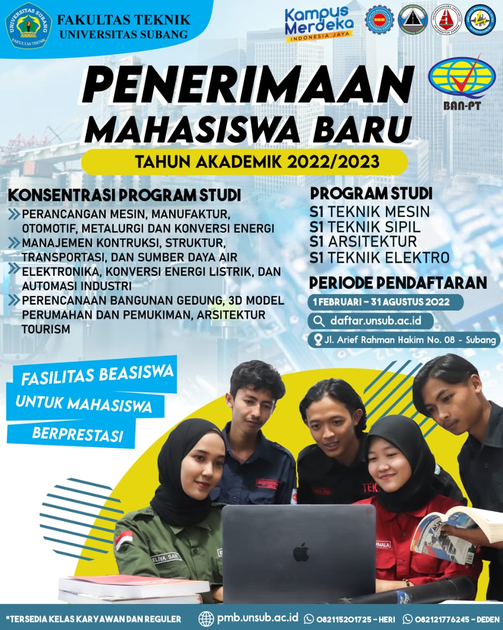 Penerimaan Mahasiswa Baru TA. 2022/2023